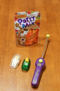 clickers and cat treats